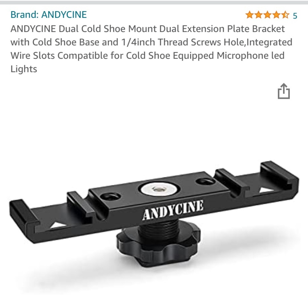 A dual mount plate.